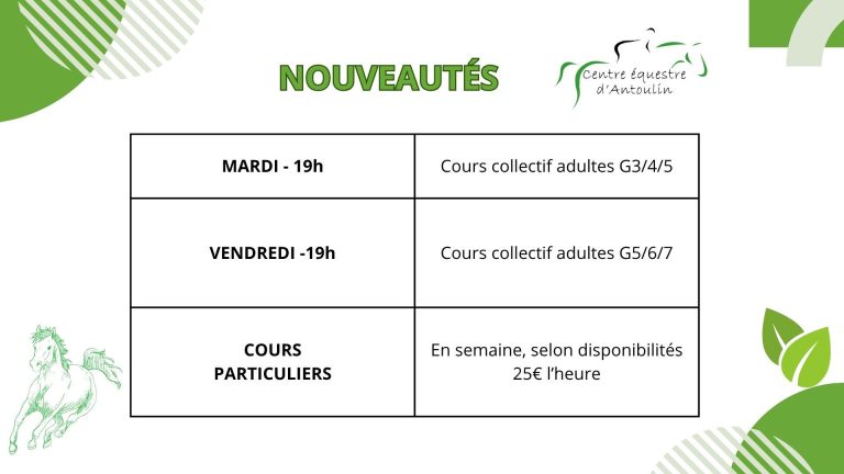 école d'équitation