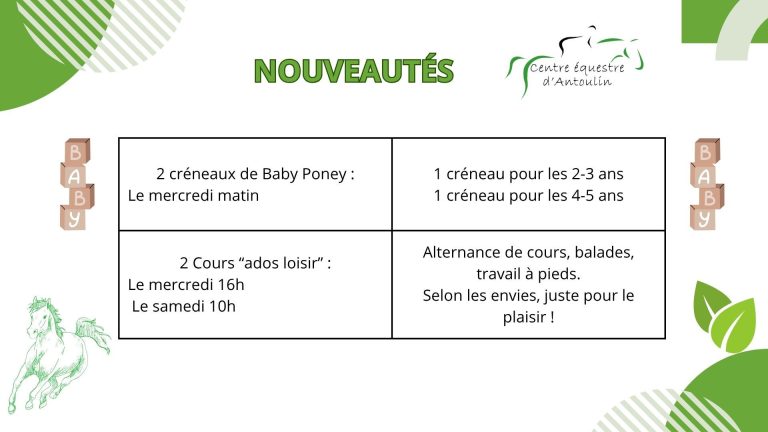 école d'équitation